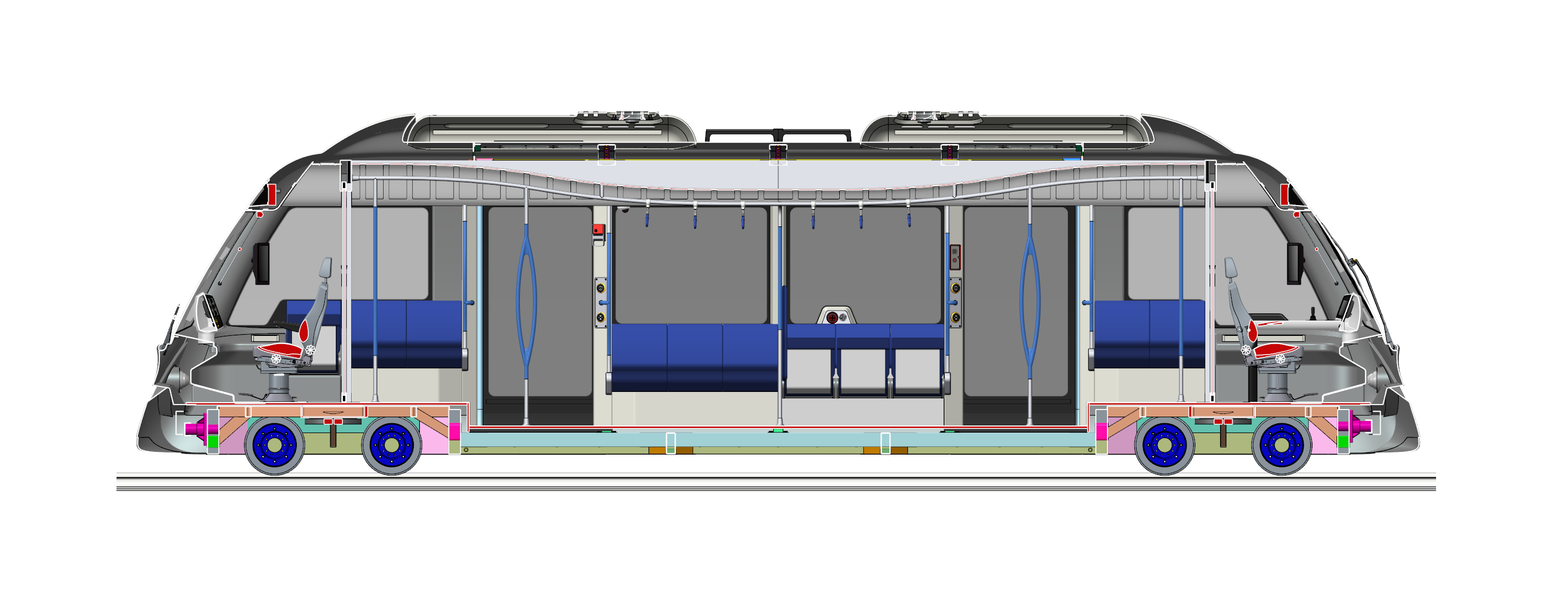 train 3d model