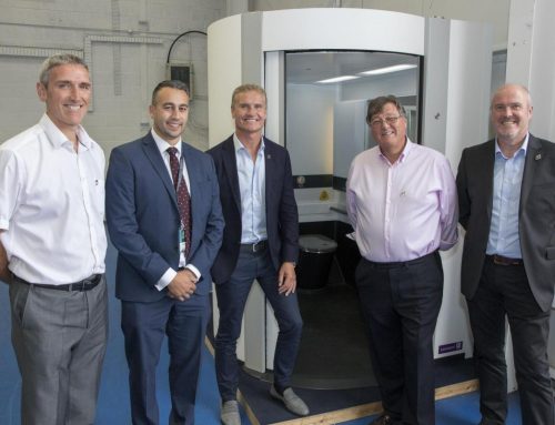 DAVID COULTHARD HELPS LAUNCH TOILET MODULE