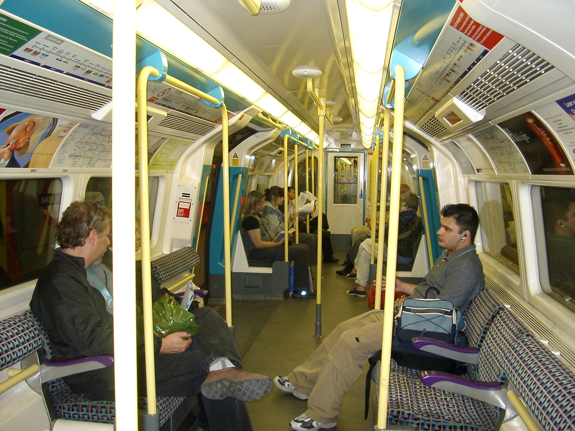 people sitting in the underground