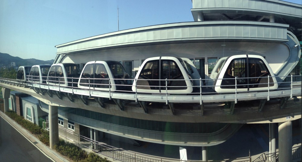 people mover at the station
