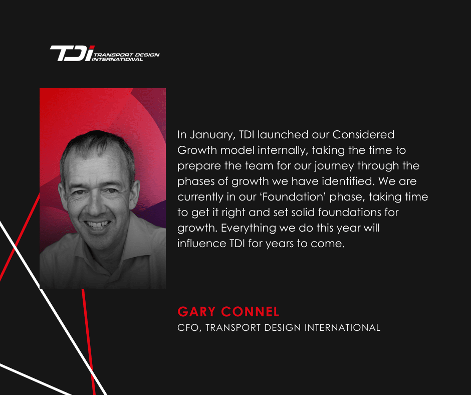 It is a quote image with Gary's headshot and a quote by him about the growth in TDI
